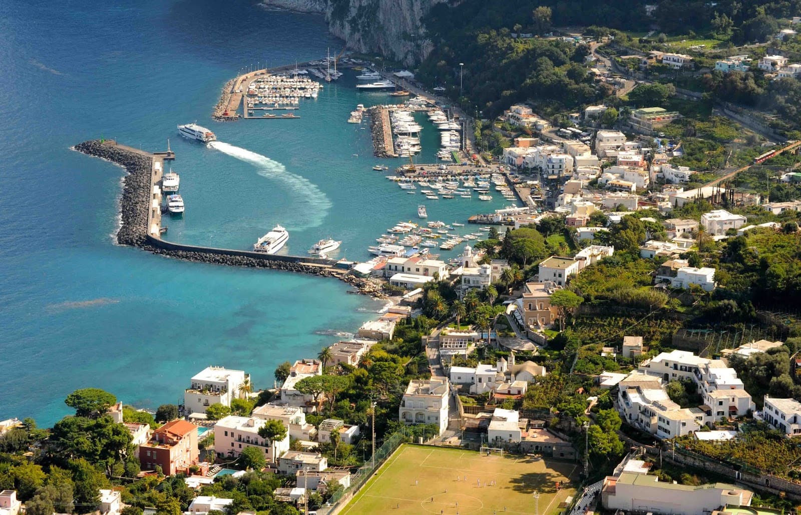 Ilha de Capri na Itália