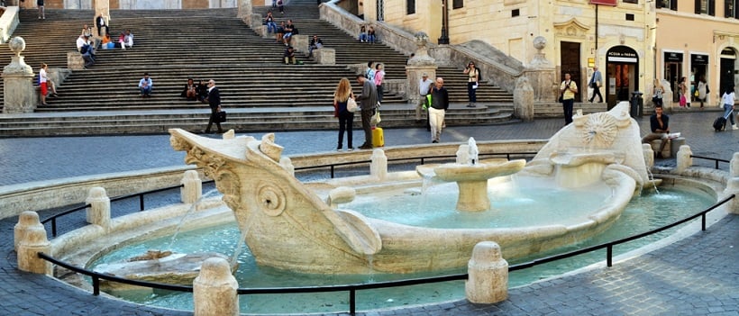 Fontana della Barcaccia em Roma