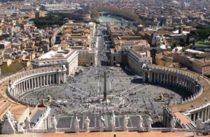 Basílica de São Pedro no Vaticano - vista