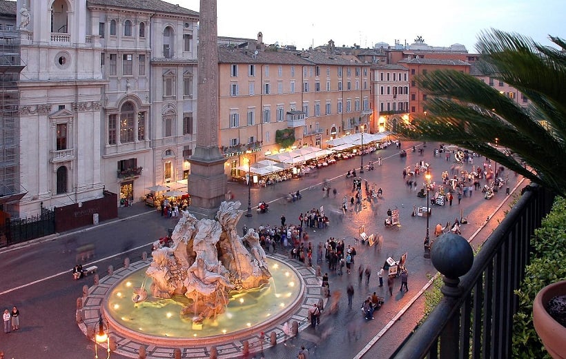Piazza Navona em Roma