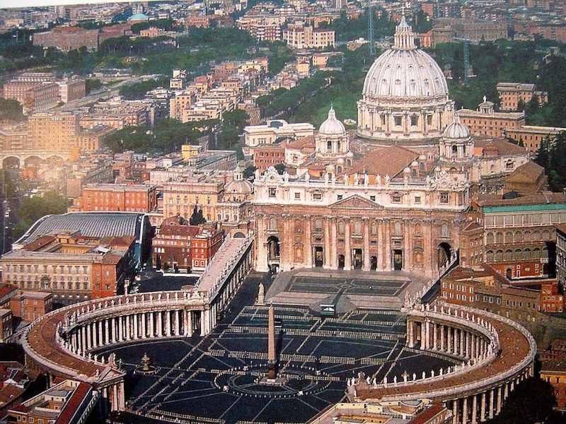 Praça do Vaticano em Roma