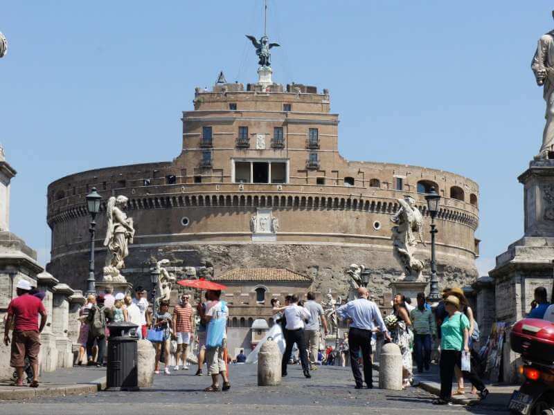 Passeio pelo Castelo de Santo Ângelo em Roma