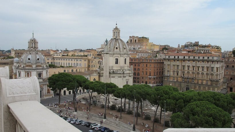 Museus Capitolinos em Roma na Itália