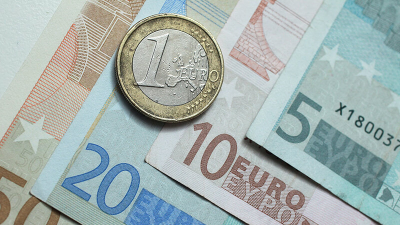 Euros na Itália
