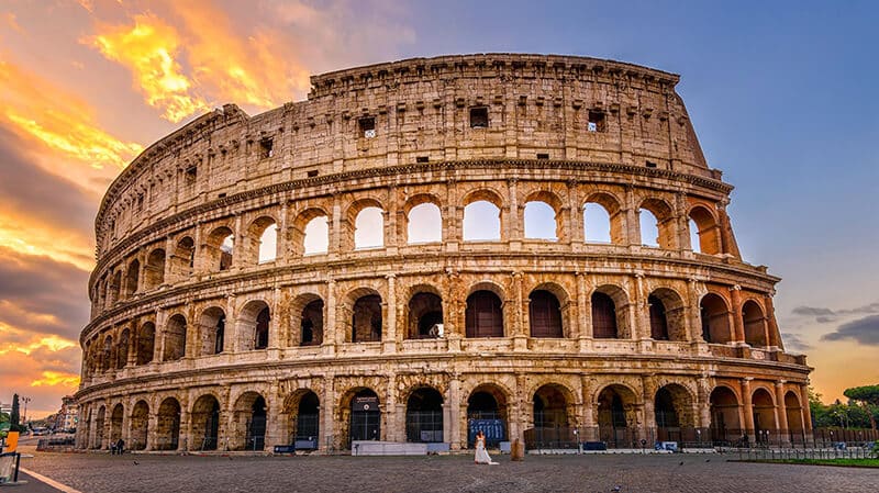 Ponto turístico - Coliseu de Roma
