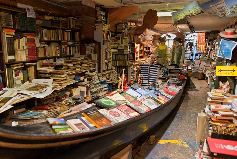 Libreria Acqua Alta em Veneza