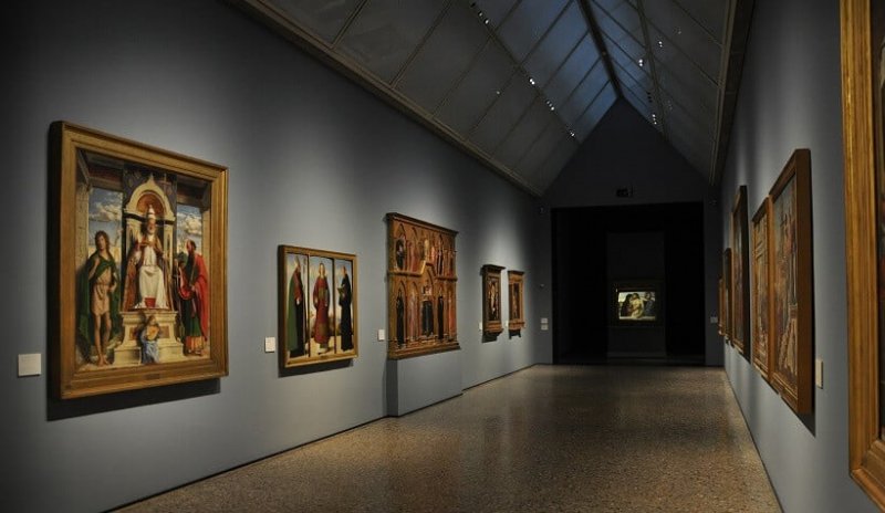 Obras exposta na Pinacoteca Brera