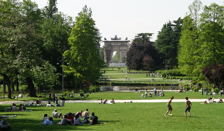 Sempione Park em Milão