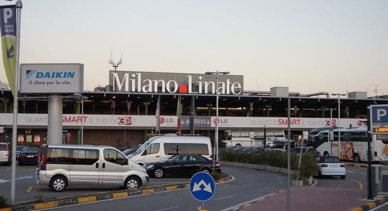 Transfer no aeroporto de Milão