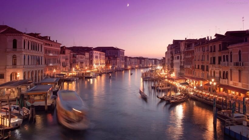 Final de tarde em Veneza