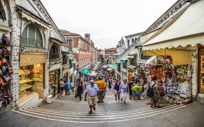 Região para compras em Veneza