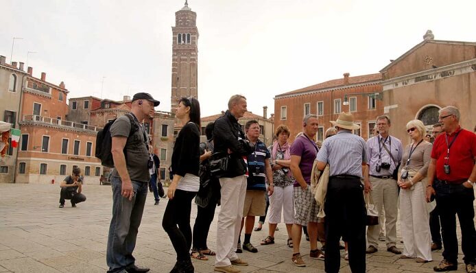  Tour a pé por Veneza na Itália