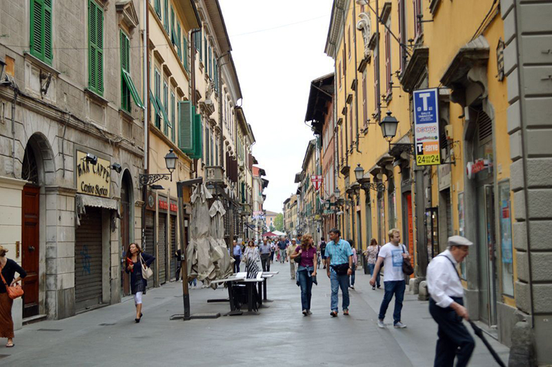 Corso Italia em Pisa 