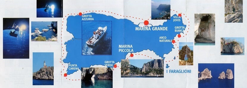 Mapa de Capri