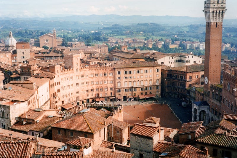 Região central em Siena