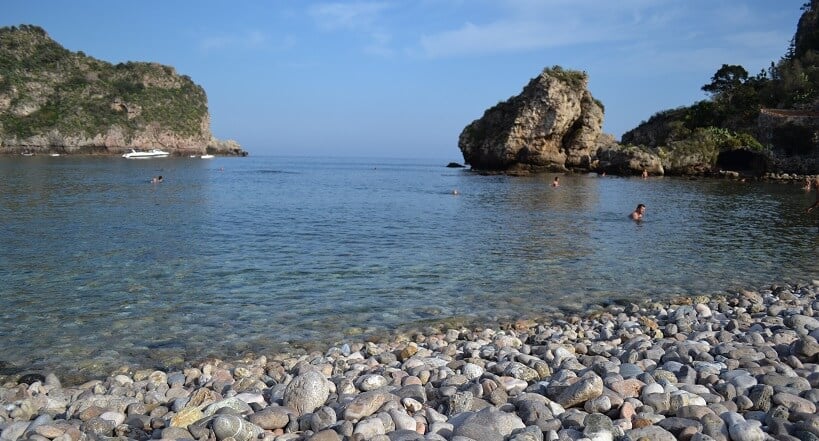  Praia Isola Bella em Taormina