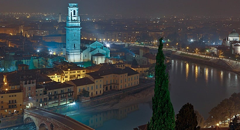 Verona na Itália 