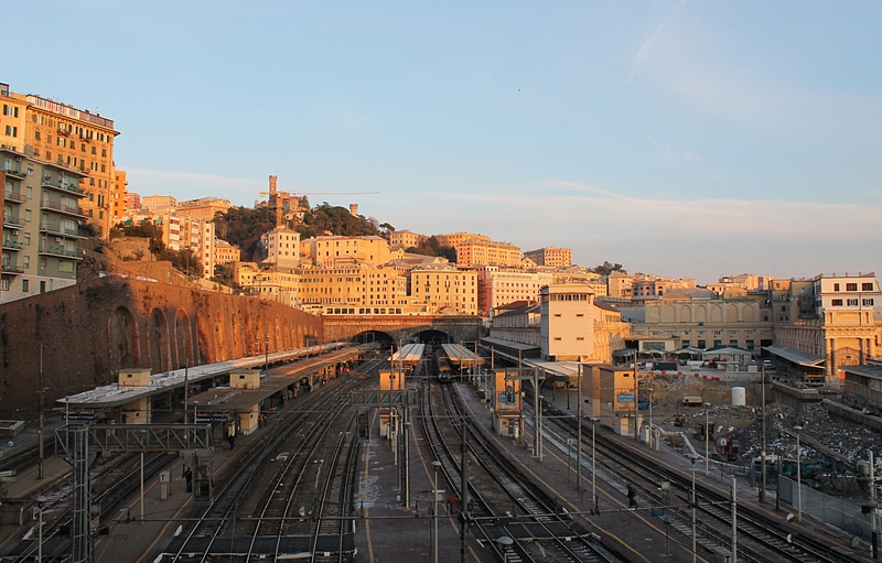 Vista da região da estação Piazza Príncipe