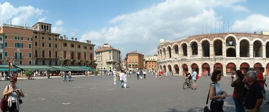 Piazza Brà em Verona