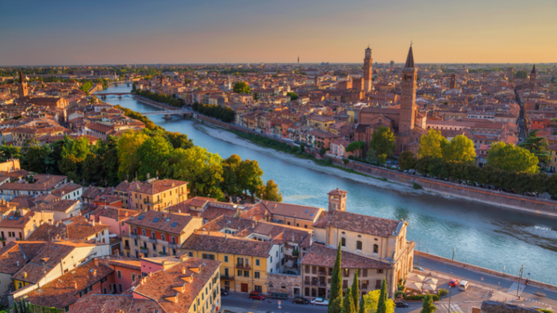 Vista da cidade de Verona
