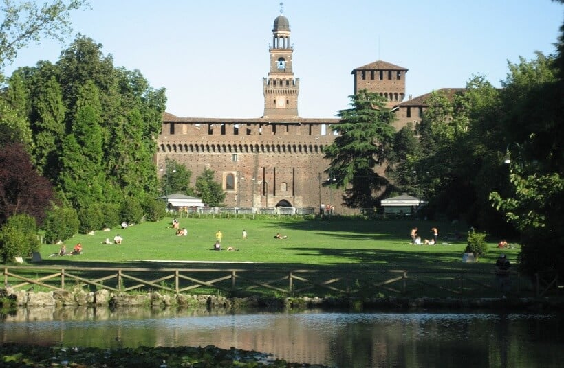 Parque Sempione em Milão