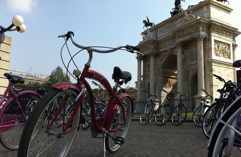 Bicicletas em Milão