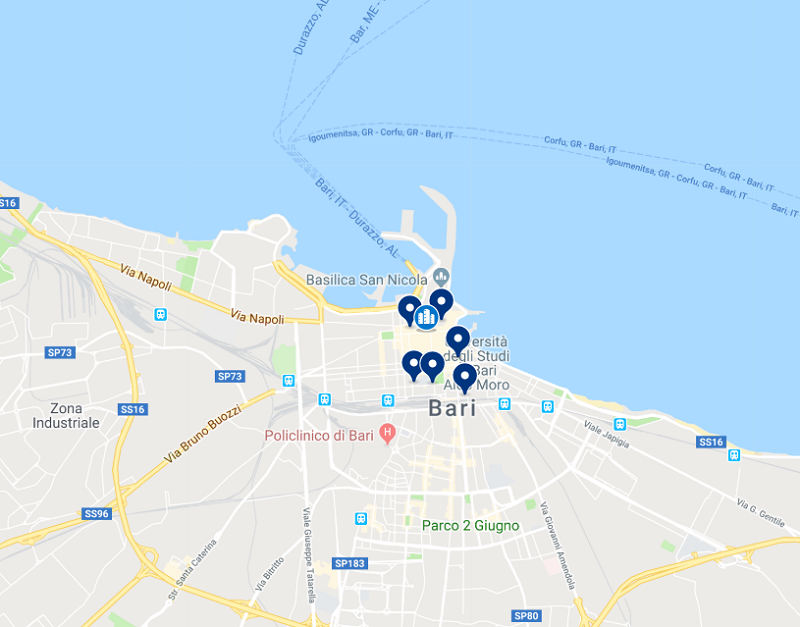 Hotéis em Bari