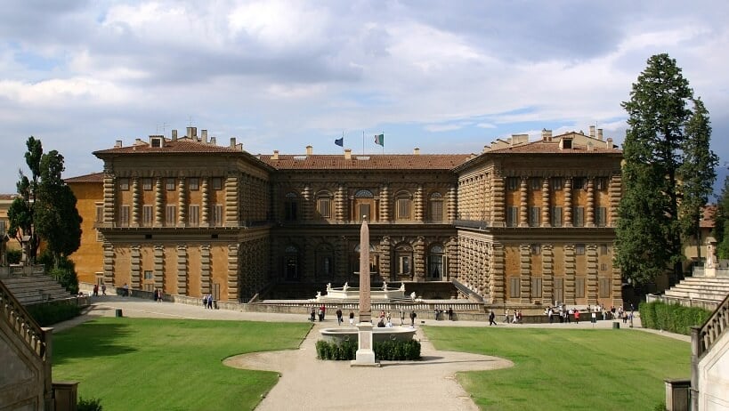 Jardim de Bobloi no Palazzo Pitti em Florença
