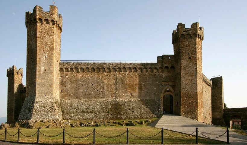 Fortezza di Montalcino na Itália