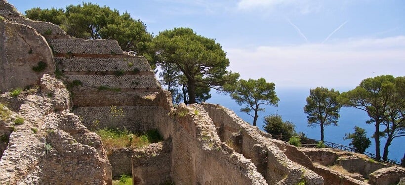 Villa Jovis na Ilha de Capri