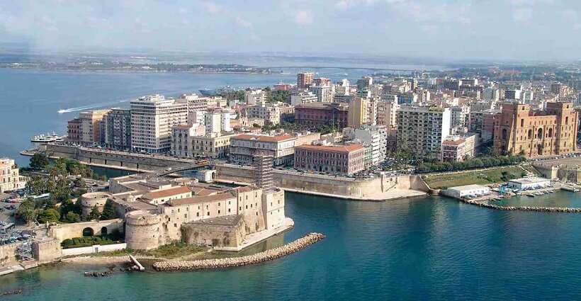 Vista da cidade de Taranto