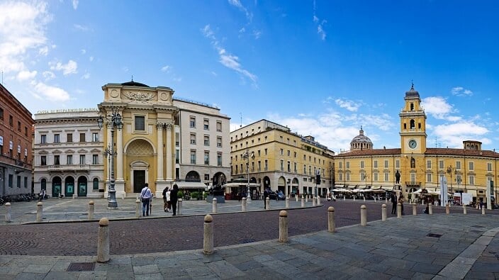 Piazza Garibaldi em Parma