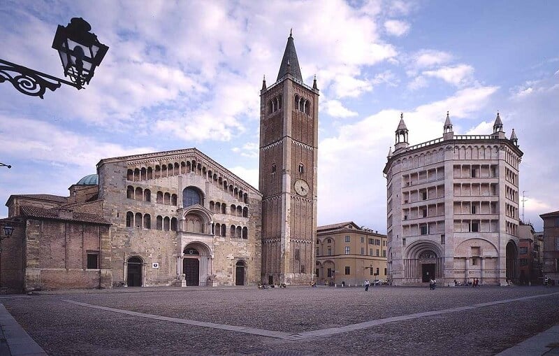 Piazza Duomo em Parma