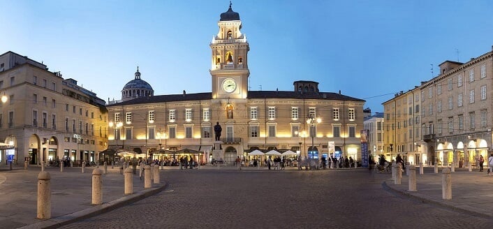 Piazza Garibaldi em Parma