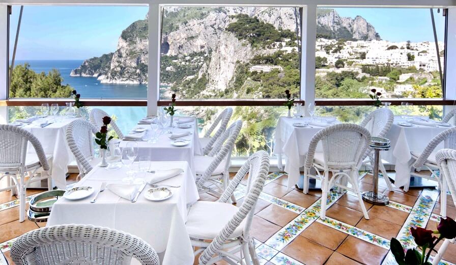 Restaurante Terrazza Brunella em Capri 