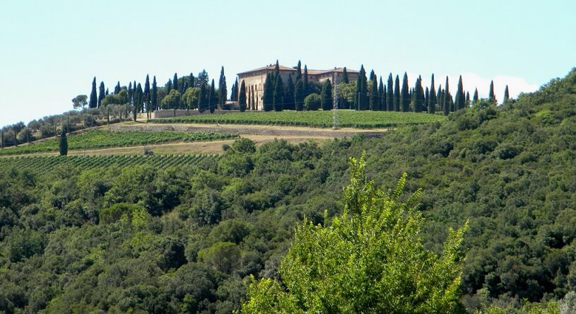 Vinícola Argiano em Montalcino 