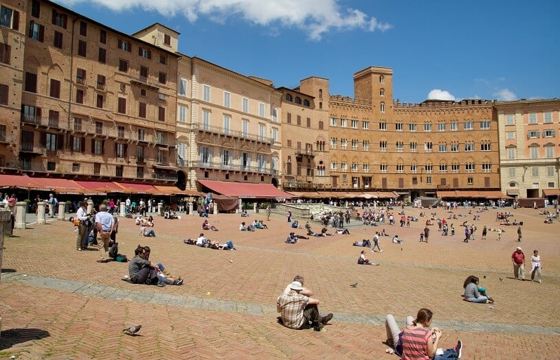 Piazza del Campo em Siena