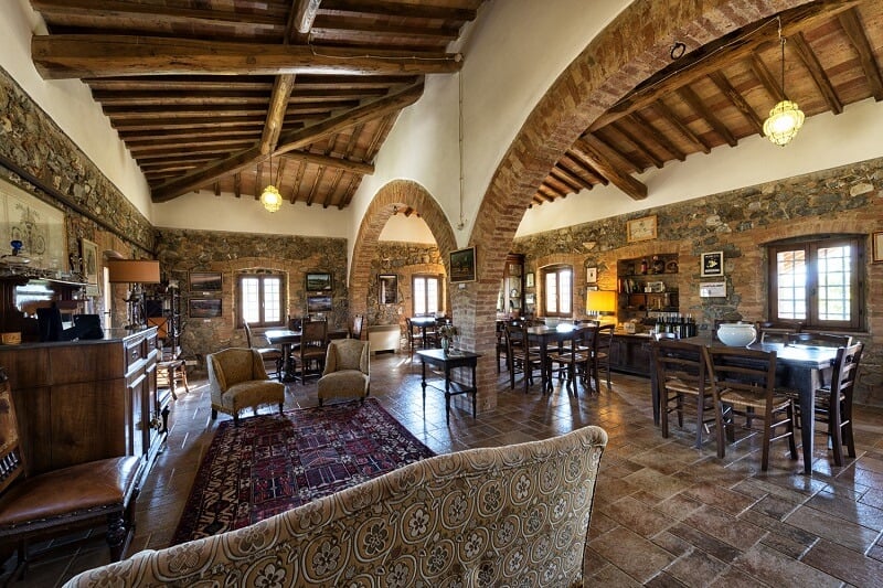 Interior da Casato Prime Donne em Montalcino