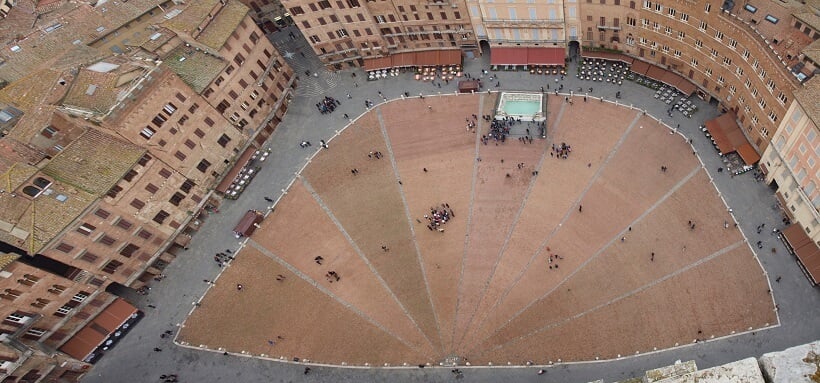  Piazza del Campo vista de cima 