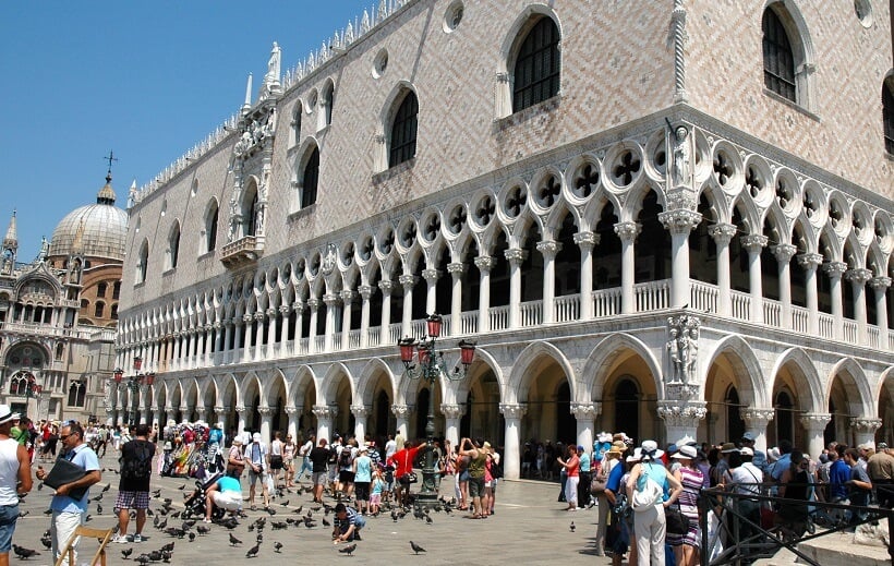 Palácio dos Dodges na Praça São Marcos em Veneza