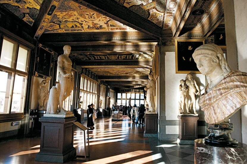 Galeria Uffizi em Florença 