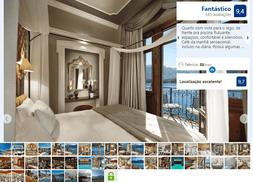 Hotel Grand Tremezzo para ficar em Milão