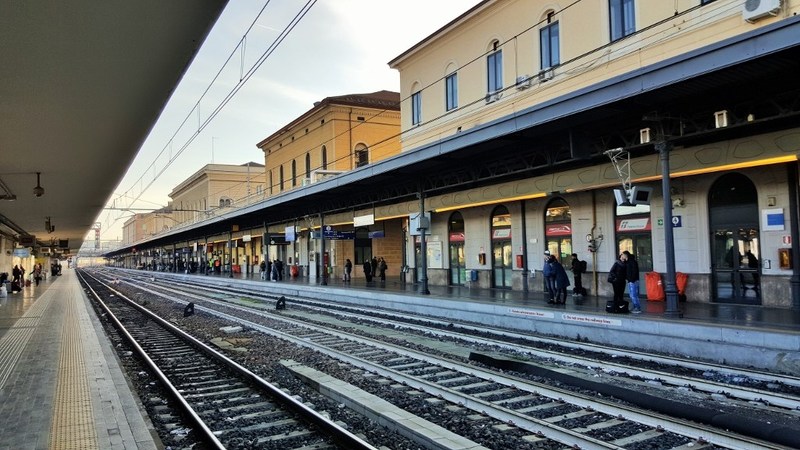 Viagem de trem de Bolonha a Veneza