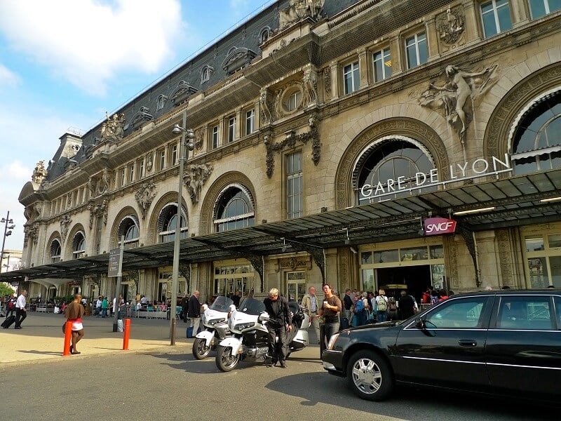 Estação de trem Gare de Lyon em Paris