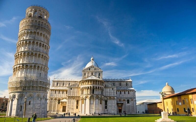 Torre de Pisa em Pisa na Itália