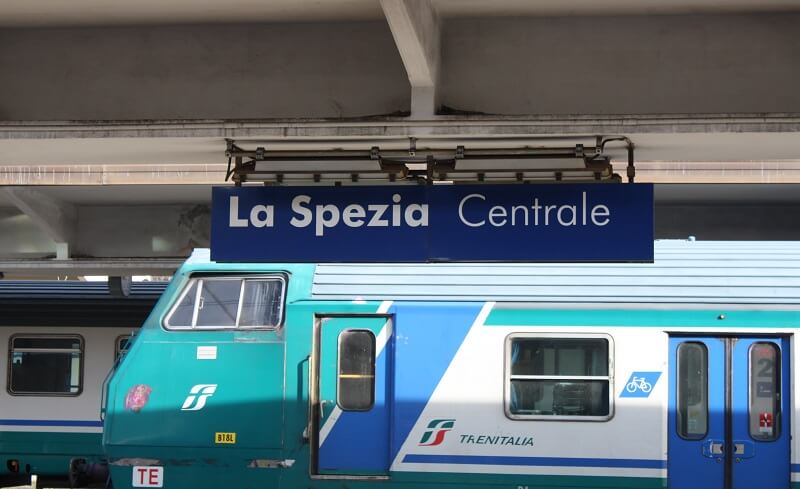 Viagem de trem de La Spezia a Roma