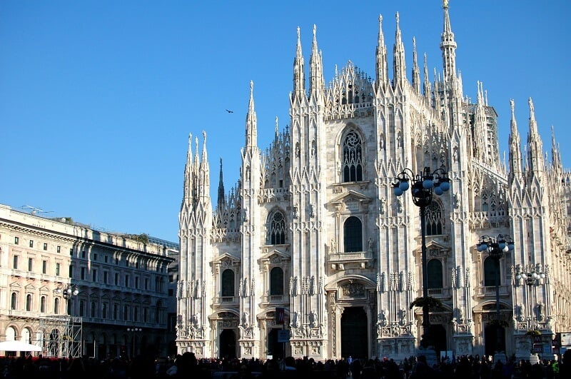 Catedral de Milão na Itália