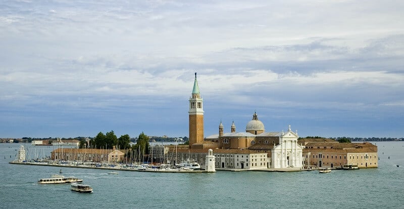 Ilha de San Giorgio Maggiore em Veneza na Itália