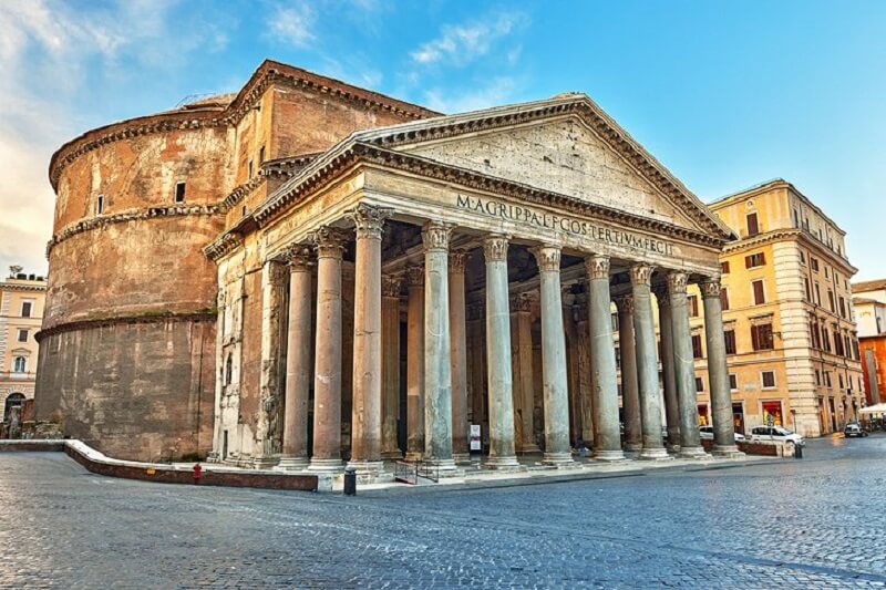 Panteão de Roma na Itália