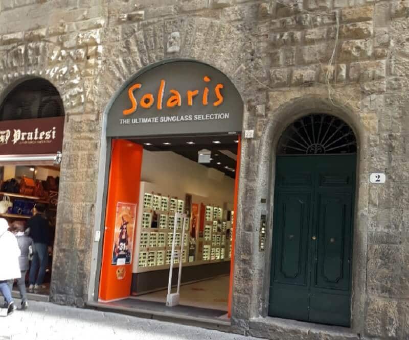 Loja Solaris na Itália